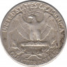 Монета. США. 25 центов 1964 год. рев.