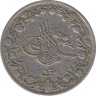 Монета. Египет. 1 кирш 1899 (1293/25) год. Медно-никелевый сплав. рев.