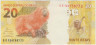 Банкнота. Бразилия. 20 реалов 2010 год. Тип 255d. рев.