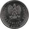 Монета. Польша. 20 грошей 2017 год.
