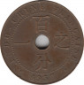 Монета. Французский Индокитай. 1 сантим 1937 год. ав.