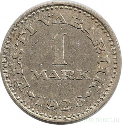Монета. Эстония. 1 марка 1926 год.