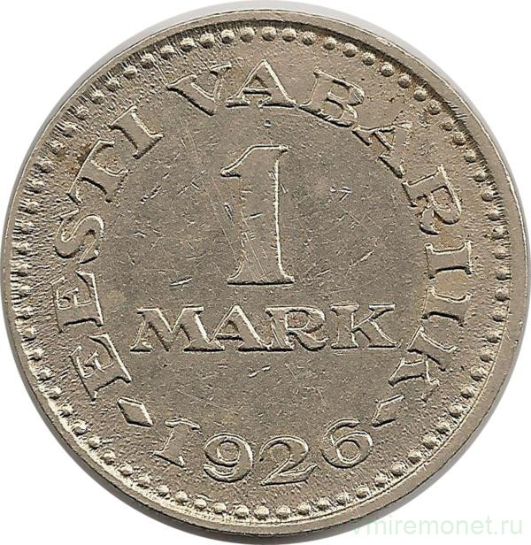 Монета. Эстония. 1 марка 1926 год.