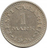 Монета. Эстония. 1 марка 1926 год. ав