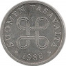 Аверс.Монета. Финляндия. 5 пенни 1988 год.