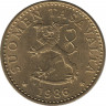 Монета. Финляндия. 20 пенни 1986 год. ав.