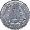 Монета. Восточные Карибские государства. 1 цент 2011 год. ав.