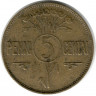 Монета. Литва. 5 центов 1925 год.