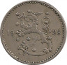 Аверс.Монета. Финляндия. 1 марка 1928 год.