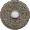 Монета. Франция. 10 сантимов 1926 год. ав.