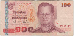 Банкнота. Тайланд. 100 батов 2005 год. Тип 114 (1).