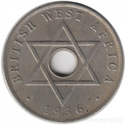 Монета. Британская Западная Африка. 1 пенни 1936 год. Эдвард VIII. (KN).