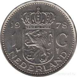Монета. Нидерланды. 1 гульден 1978 год.