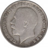 Монета. Великобритания. 1/2 кроны (2.5 шиллинга) 1921 год.  рев.