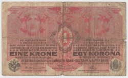 Банкнота. Австрия. 1 крона 1916 год. 