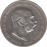 Монета. Австро-Венгерская империя. 1 крона 1914 год. рев.