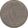 Монета. Ирландия. 1 шиллинг 1963 год. ав.