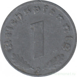 Монета. Германия. Третий Рейх. 1 рейхспфенниг 1941 год. Монетный двор - Мюнхен (D).