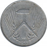 Монета. ГДР. 10 пфеннигов 1953 год (А). ав.