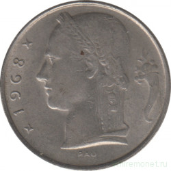 Монета. Бельгия. 5 франков 1968 год. BELGIQUE.