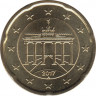 Монета. Германия. 20 центов 2017 год. (A). ав.