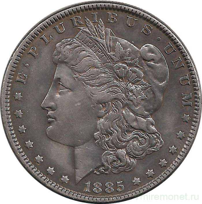 Монета. США. 1 доллар 1885 год.