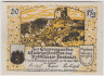 Бона. Нотгельд. Германия. Город Франкенхаузен. 50 пфеннигов 1921 год. Реверс 4. Вариант 373.1.b.4. ав.