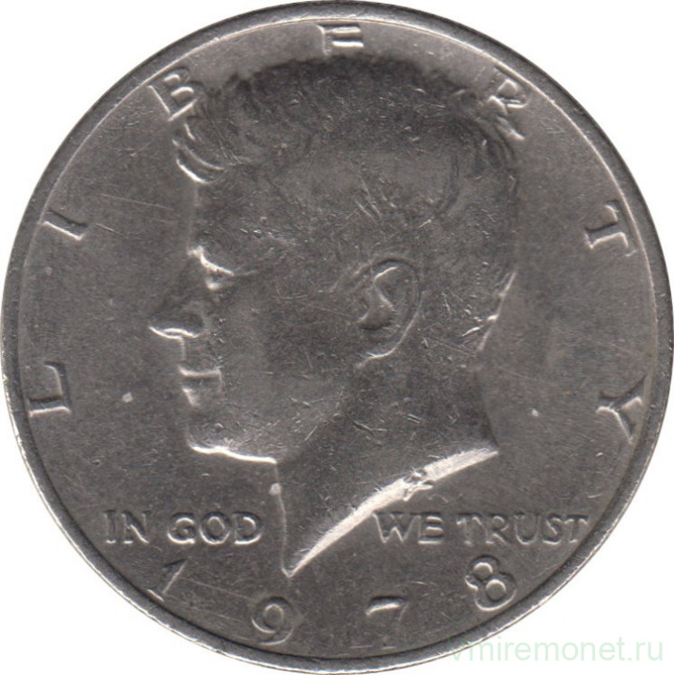 Монета. США. 50 центов 1978 год.