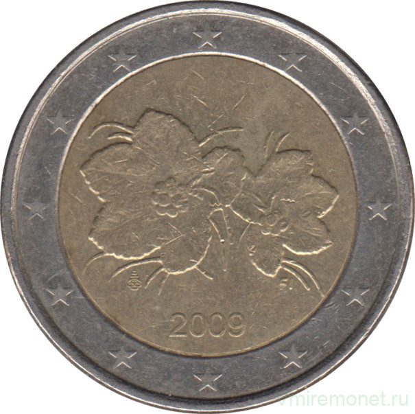 Монета. Финляндия. 2 евро 2009 год.