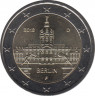 Монета. Германия. 2 евро 2018 год. Берлин (F). ав.