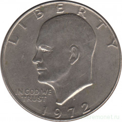Монета. США. 1 доллар 1972 год. Монетный двор D.