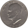  Монета. США. 1 доллар 1972 год. Монетный двор D. ав.