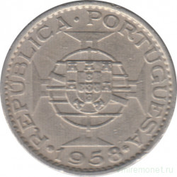 Монета. Тимор. 60 сентаво 1958 год.