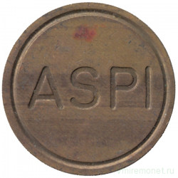 Жетон парковочный. Франция. "ASPI".