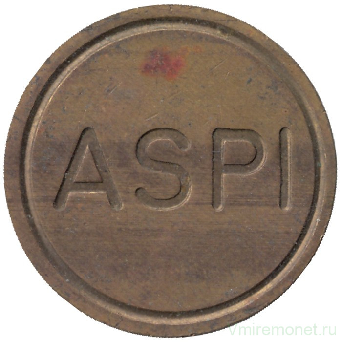 Жетон парковочный. Франция. "ASPI".