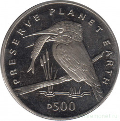 Монета. Босния и Герцеговина. 500 динар 1994 год. Зимородок.