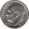 Монета. США. 10 центов 1987 год. Монетный двор D. ав.