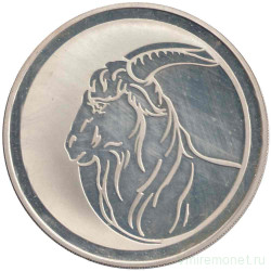 Монета. Россия. 3 рубля 2003 год. Лунный календарь - Год Козы.