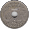Монета. Дания. 25 эре 1934 год. ав.
