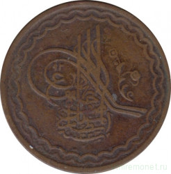 Монета. Хайдарабад. 2 пая 1919 (1337) год.
