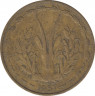 Монета. Французская Западная Африка. 10 франков 1957 год. ав.