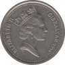 Монета. Гибралтар. 10 пенсов 1996 год. рев.