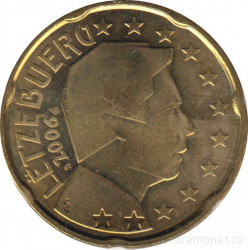 Монета. Люксембург. 20 центов 2006 год.