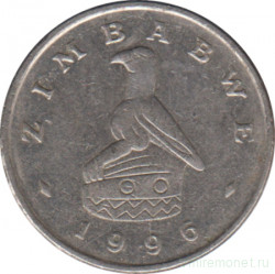Монета. Зимбабве. 5 центов 1996 год.