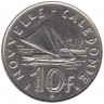 Монета. Новая Каледония. 10 франков 1973 год. 