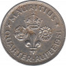 Монета. Маврикий. 1/4 рупии 1951 год. ав.