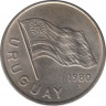 Монета. Уругвай. 5 песо 1980 год. ав.