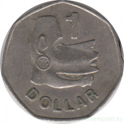 Монета. Соломоновы острова. 1 доллар 1977 год.