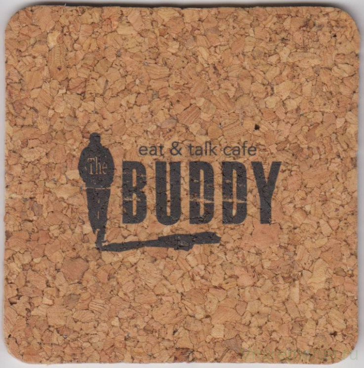 Подставка. Кафе "Buddy", Россия. (Квадрат).