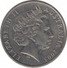 Монета. Австралия. 10 центов 2003 год. ав.